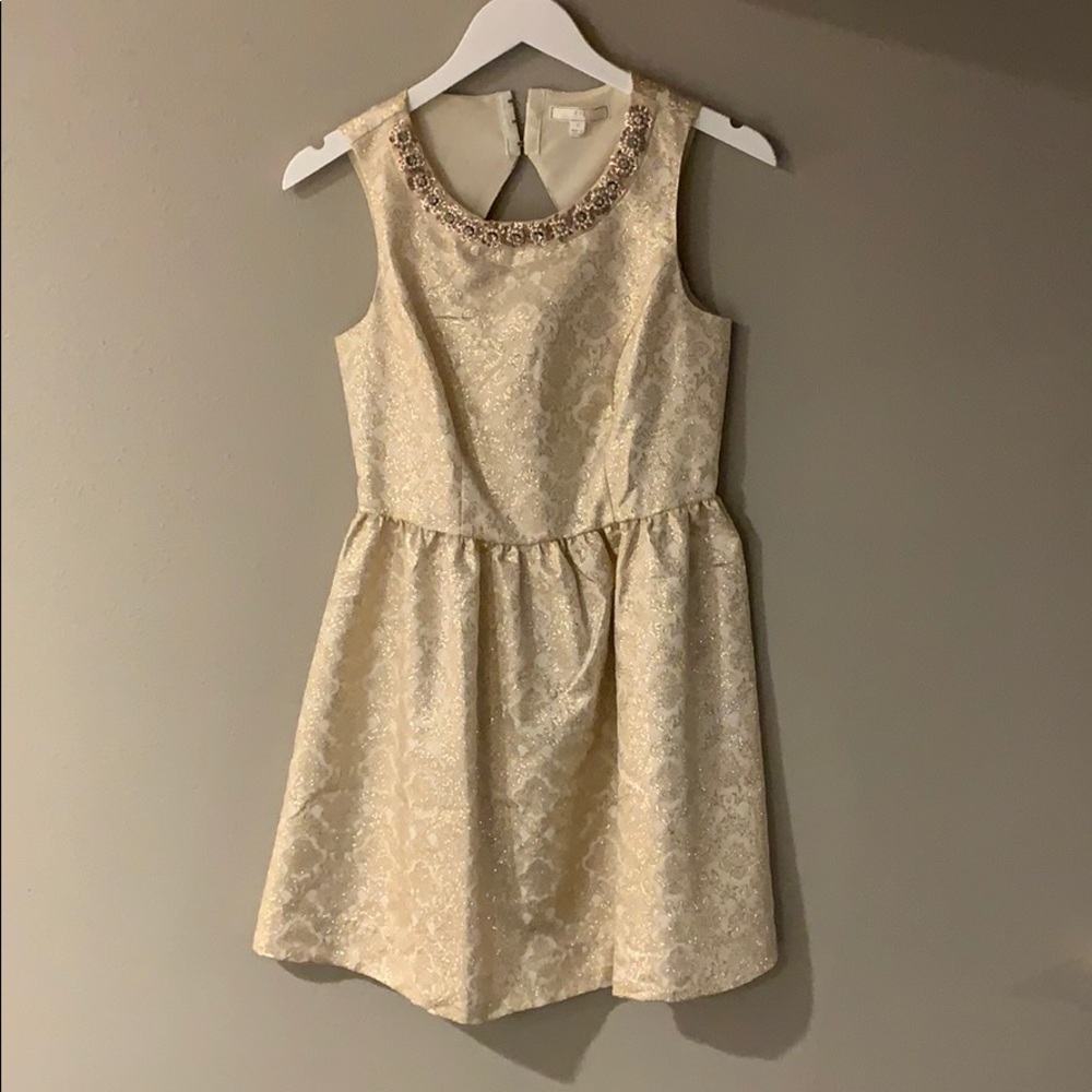 Romeo and Juliet Couture Champagne Dress